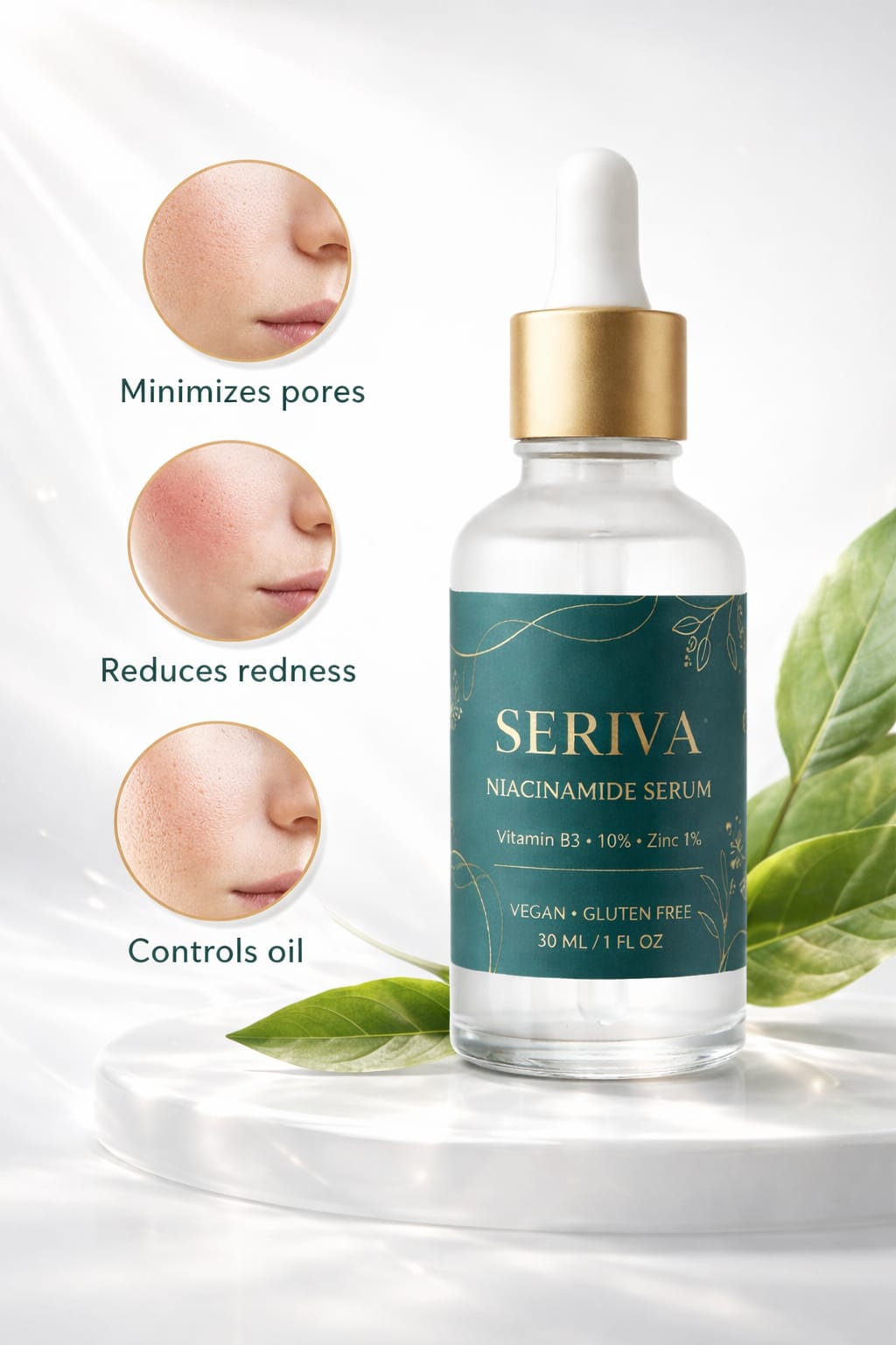 Control shine. Refine texture. Glow effortlessly. 🌿💎